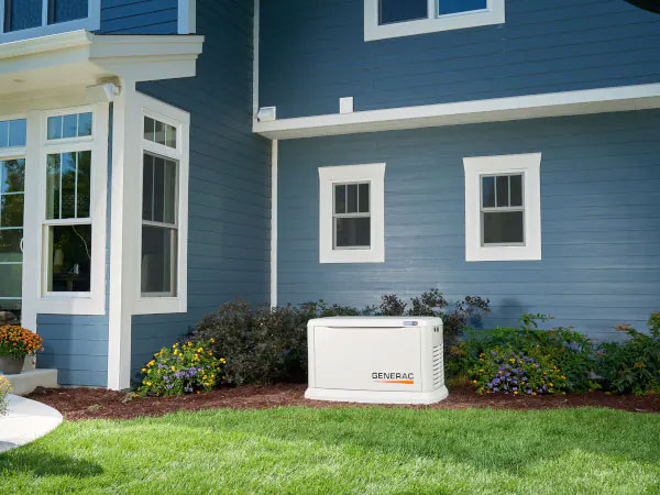 generac generator outside home